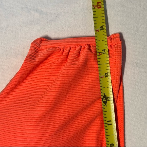 Bright Coral Lace-Up bikini top - Picture 5 of 5